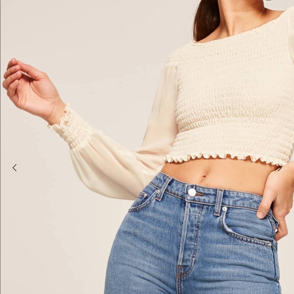 Reformation sandy top